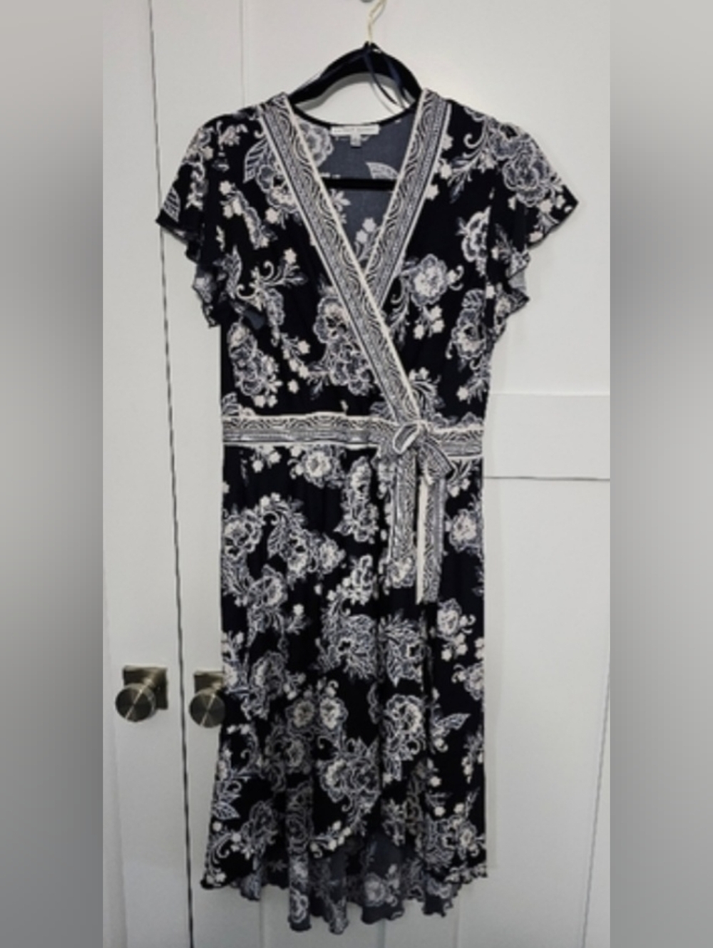 *Floral Cap Sleeve Dress*